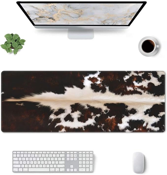 Gaming Mouse Pad, Large Non-Slip Rubber Base Mousepad, Keyboard Mouse Mat - Image 3
