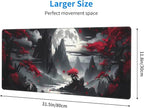 Gaming Mouse Pad Desk Pad, Extended Big Mouse Pad, 31.5x11.8 Inch Long Computer - Image 2