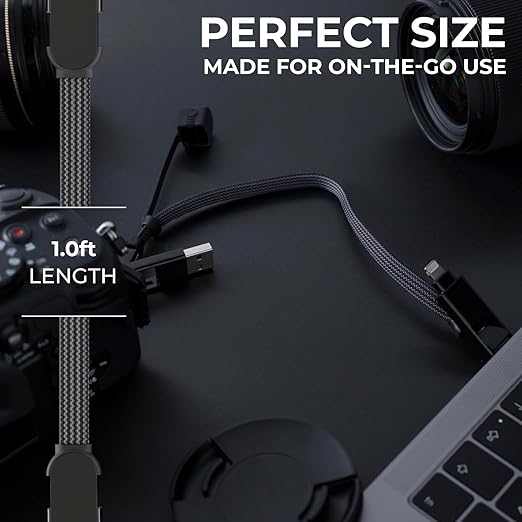 Rolling Square inCharge XL 6-in-1 Multi Charging Cable, Portable USB and USB-C - Image 4