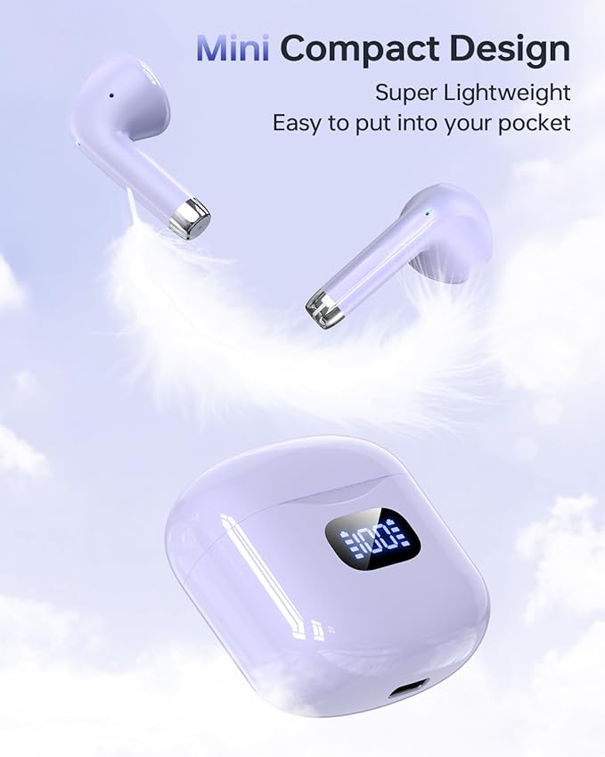 KTGEE Wireless Earbuds Bluetooth 5.3 Headphones, 40Hrs Playback Stereo Ear Buds - Image 7