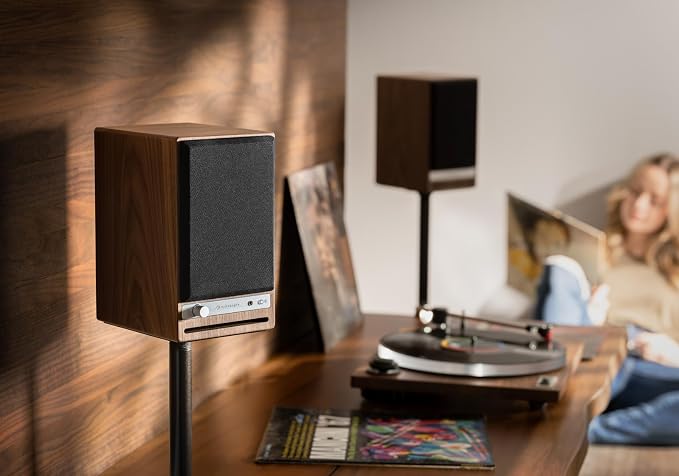 Audioengine HD4 24 Bit Bluetooth Bookshelf Speakers - Image 2