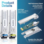 5 Pairs 1.25G BIDI SFP Single Mode Fiber Module Network Transceiver, LX SM - Image 3