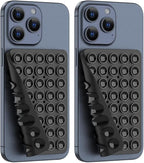2PACK Silicone Double Sided Suction Phone Case Mount, Detachable Hands Free & by CMZZ