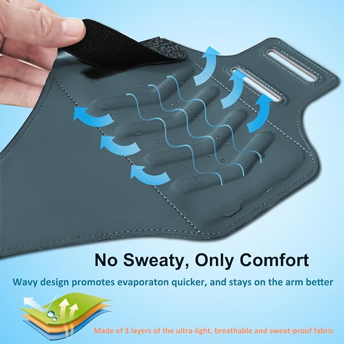 Phone Holder for Running-Arm Band for Running for iPhone & Samsung Galaxy - Image 5
