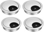 uxcell Cable Hole Cover, 2.1Inch/53mm Zinc Alloy Desk Wire Cord Cable Grommets by uxcell