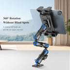 OHLPRO Heavy Duty Drill Base Tablet Mount Holder, 360° Adjustable iPad Mount - Image 4