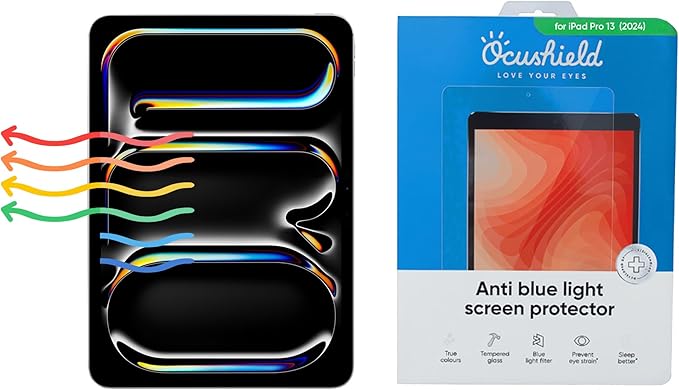Ocushield Anti Blue Light Tempered Glass Screen Protector by Ocushield-BlueLightFilteringScreenProtectorGlasses