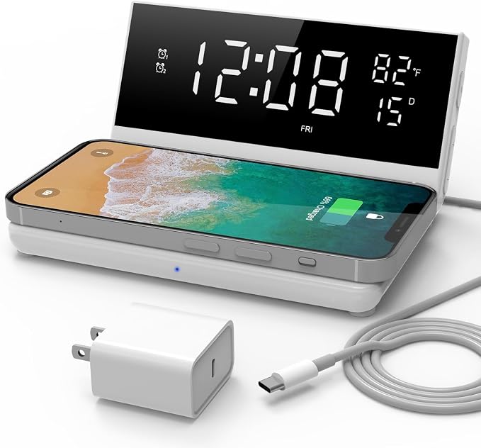 Soundfreaq Charge Rise II, SFQ-20: Digital Alarm Clock, by SOUNDFREAQ