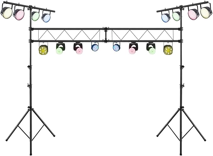 S AFSTAR DJ Light Stand, 14 FT Heavy Duty Metal Lighting Truss System by Safstar