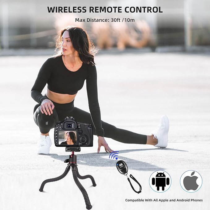 Famall Flexible Phone Tripod for GoPro, Mini Camera Stand - Image 4
