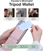 MOFT Phone Tripod Wallet for iPhone, Mulit-Angles, Lightweight & Portable Phone - Image 4