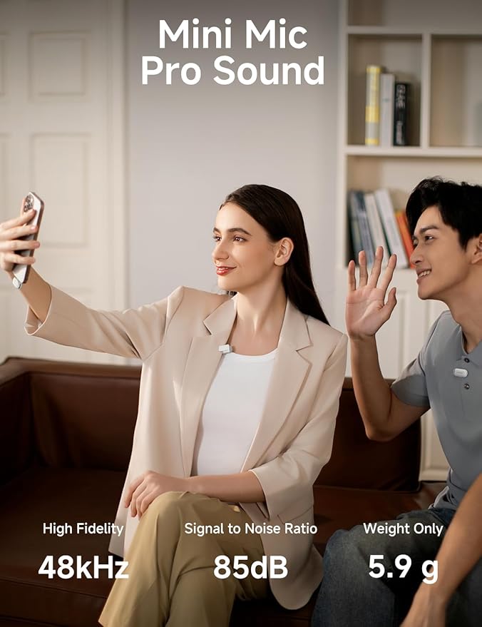 MAONO Wave T1 Mini Wireless Lavalier Microphone - Image 2