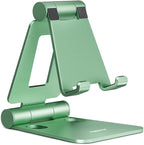 Nulaxy Dual Folding Cell Phone Stand, Fully Adjustable Foldable Desktop Phone by Nulaxy