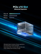 MINISFORUM N5 5-Bay Desktop NAS, AMD Ryzen 7 255, 128GB SSD, 1x 10GbE, 1x 5GbE - Image 7
