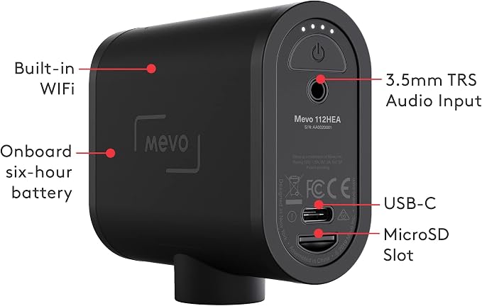 Logitech for Creators Mevo Start 3-Pack Wireless Live Streaming Cameras - Image 7