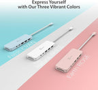 j5create USB-C Pink Multi-Port Hub - Image 7