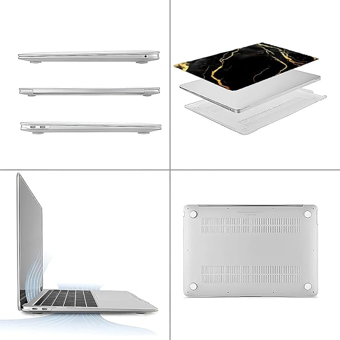 Compatible with MacBook Air 13.3 13.6 Inch Case 2022 2021 2020 2019 Plastic - Image 3