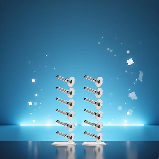 12 Pcs Silver Universal Stylus Replacement Disc Tips Round Shape Replaceable - Image 9