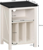 Record Player Stand with Vinyl Record Storage Holds up to 160 Albums, Large - Image 3