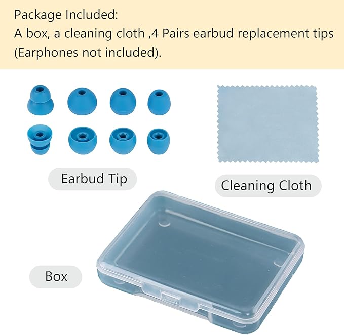 Ear Bud Covers Silicone Replacement Earbud Tips Compatible - Image 6