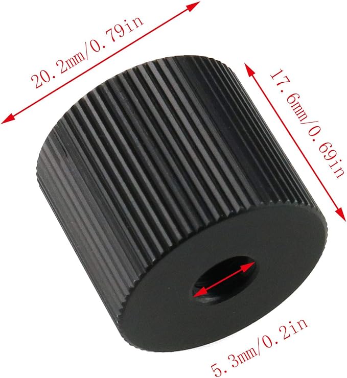 E-outstanding Tripod Nut 2PCS 1/4"-20 to 1/4"-20 Barrel Connection Mounts Nuts - Image 2