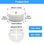 Desk Grommet, 1 in 25 mm Silicone Rubber Grommets, Flexible Wall Cord Pass - Image 9