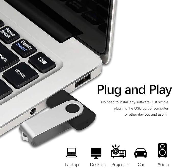 Aiibe 64GB Flash Drive 3.0 10 Pack 64GB USB Flash Drives High Speed Thumb Drive - Image 3