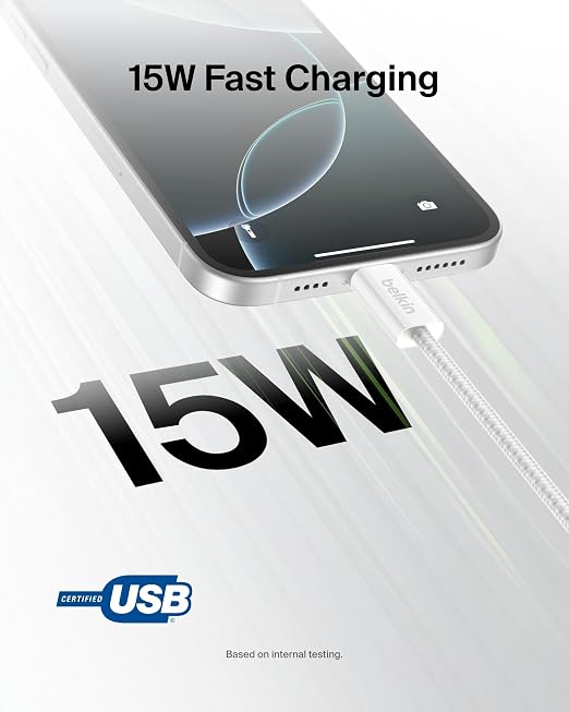 Belkin USB A to USB C Cable 2-Pack, 15W - Image 2