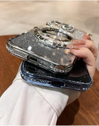 Magnetic Kickstand Case for iPhone 15 14 13 16 Pro Max Sparkling Diamond Cover - Image 8