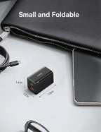 Baseus 30W Dual Port USB C PD Charger Block, Foldable PPS GaN Fast Charger - Image 4