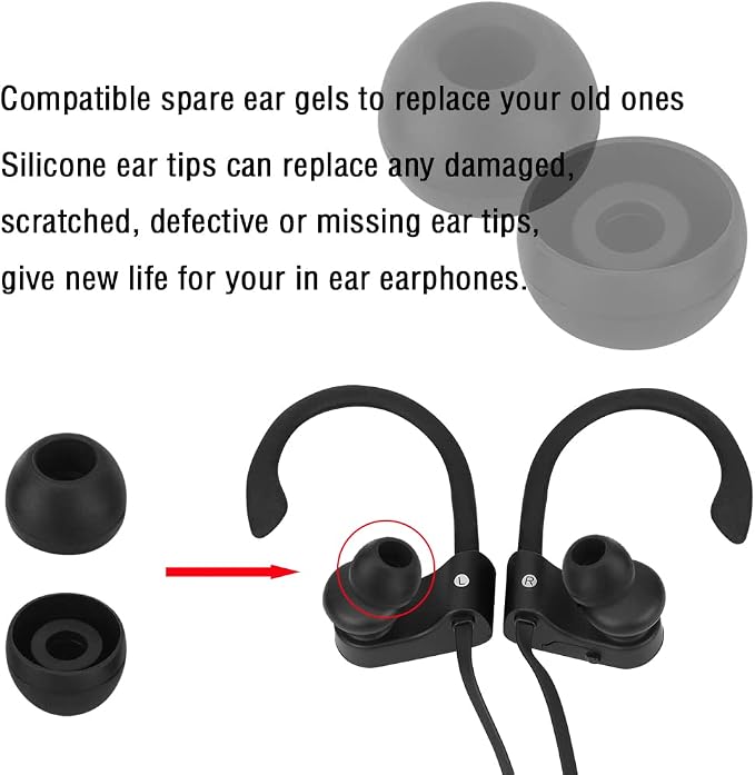 Silicone Earbud Tips Replacement Ear Tips - Image 5