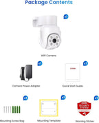 ZOSI 3K 5MP Plug-in Wired WiFi Security Camera, Wi-Fi 6 New Technology - Image 9