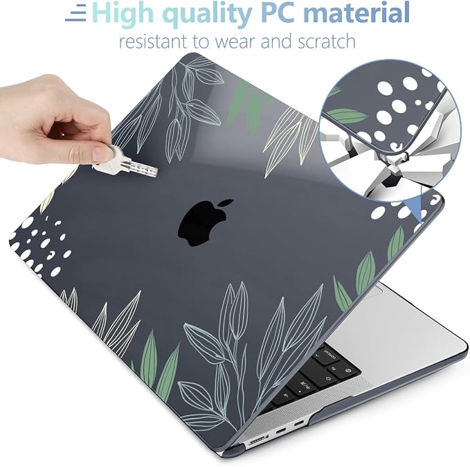 MEEgoodo Case for MacBook Air M4/M3/M2 13.6 inch 2025 2024 2022, Fit Model - Image 4