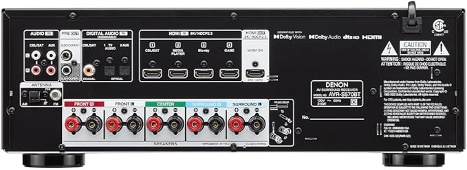 Denon AVR-S570BT 5.2 Channel AV Receiver - Image 7
