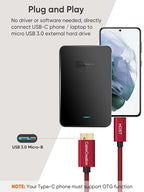 CableCreation 1FT USB C to Micro B Cable, 10Gbps Speed External Hard Drive - Image 5