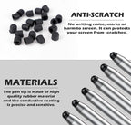 20Pcs Replacement Tips Silicone Rubber Touch Screen Pens Tips - Image 3