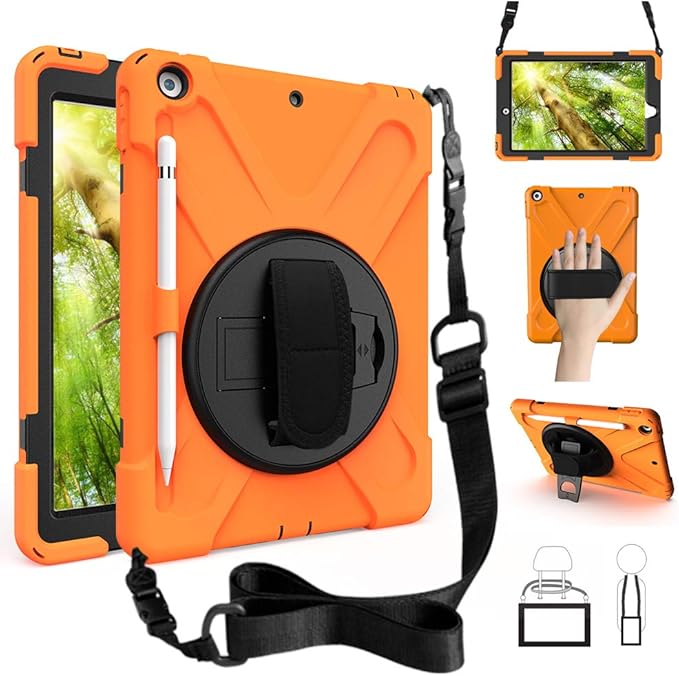 ZenRich Shockproof Case for iPad 9th/8th/7th Generation 10.2 inch 2021/2020/2019 by ZenRich