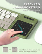 Nillkin Foldable Keyboard with Touchpad, Full Size Keys, Large Trackpad Small - Image 4