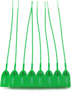 Leadseals 1000 Green Numbered Security Tags Plastic Tamper Proof Seals - Image 4