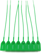 Leadseals 100 Green Plastic Tamper Seals, Zip Ties - Image 3