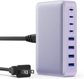 USB C Charger 200W USB C Charger Block, Upgraded GaN III 8-Port Fast Charging by GKUTW