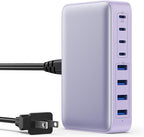 USB C Charger 200W USB C Charger Block, Upgraded GaN III 8-Port Fast Charging by GKUTW