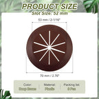 PATIKIL Desk Grommet 2-1/16", Deep Brown - Image 2