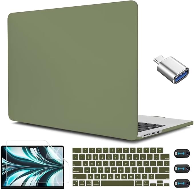 CISSOOK Compatible with MacBook Air 13.6 inch Case M4 A3240 M3 A3113 M2 A2681 by CISSOOK