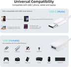 USB C to USB 3.0 Adapter 2 Pack, USB C Male to USB Female OTG Cable - Image 7