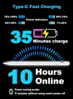 Stylus Pen for Android Tablet/Phone Pom Tips Fast Charge Stylus Pen for iPhone - Image 3