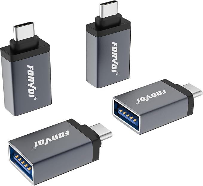 USB C to USB Adapter, USB Type C Male to USB 3.0 Female OTG Adapter Compatible by FONVOi