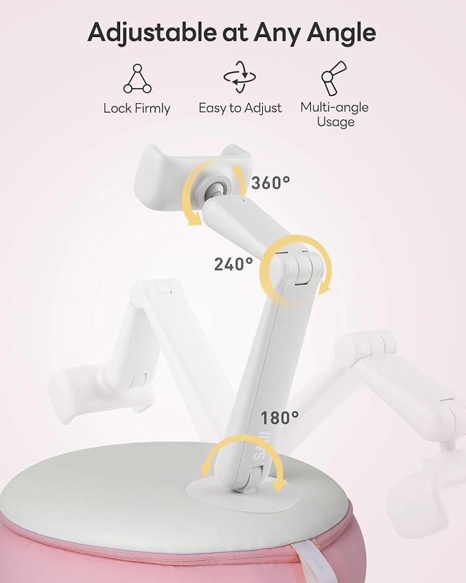 SAIJI Cell Phone Pillow Holder mini iPhone Stand - Image 4