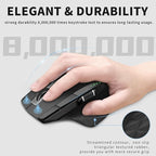 Rapoo Bluetooth Wireless Mouse, 4 Adjustable DPI Rechargeable, Laser Mouse - Image 4