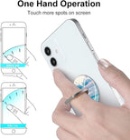 Bonoma Phone Ring Holder, 3 Pack Universal Finger Ring Stand Grip Kickstand Ring - Image 5